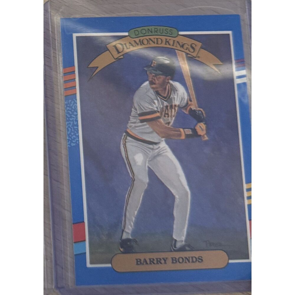 1990 Donruss Diamond Kings Barry Bonds #4 Pittsburgh Pirates